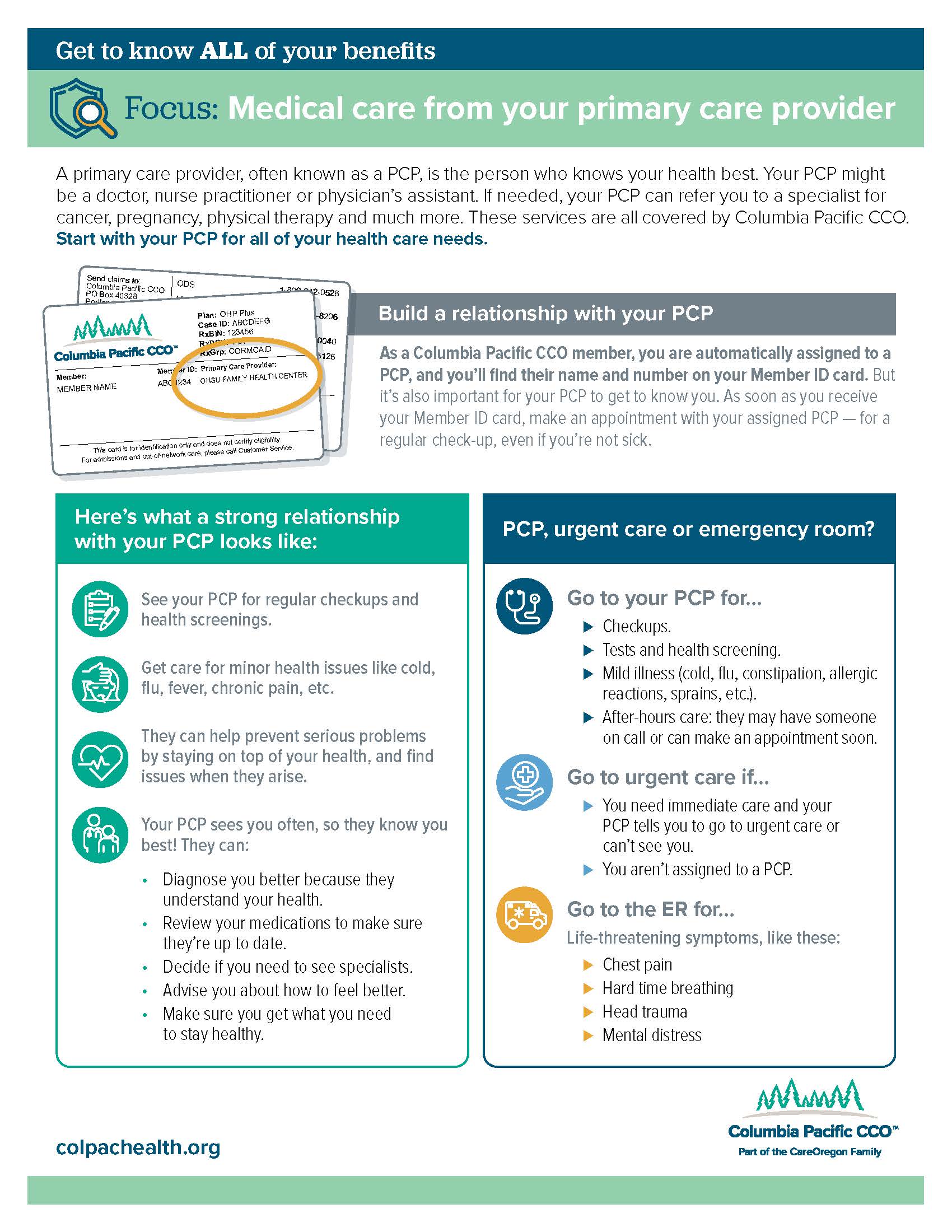 Physical Health Explainer Handout Cover